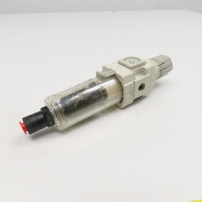 SMC AW30-N02BDE-Z-B 1/4" Air Pressure Filter Regulator Auto Drain 17-125PSI