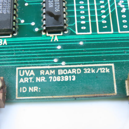 UVA 7083913 RAM Board 32k/12k Parts/Repair