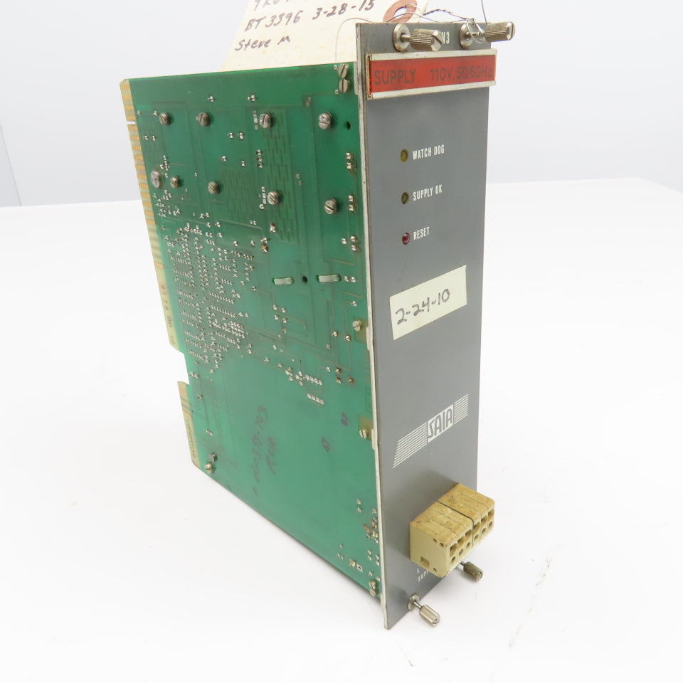 Saia PCA2.N3 110V 50/60Hz Power Supply Module W/ Monitoring