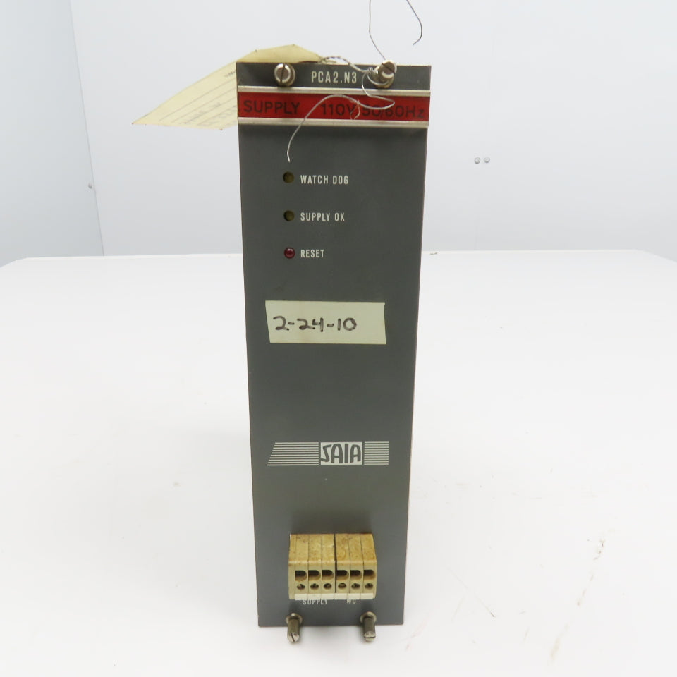 Saia PCA2.N3 110V 50/60Hz Power Supply Module W/ Monitoring