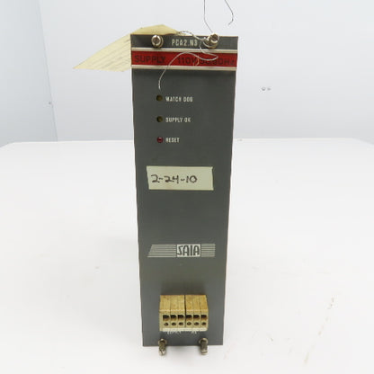 Saia PCA2.N3 110V 50/60Hz Power Supply Module W/ Monitoring