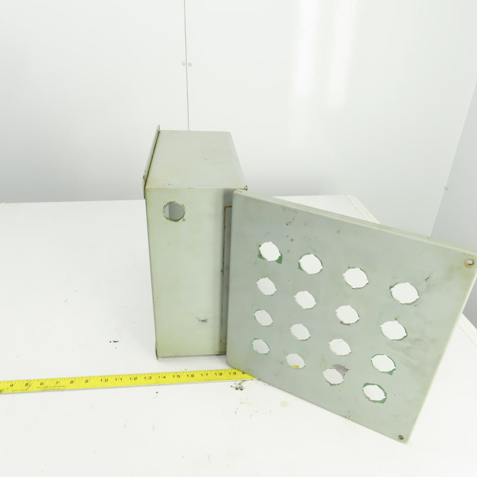 Hoffman 13-1/2" x 12-1/2" x 6" Type 12 & 13 Electrical Enclosure W/Backplate