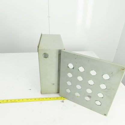 Hoffman 13-1/2" x 12-1/2" x 6" Type 12 & 13 Electrical Enclosure W/Backplate
