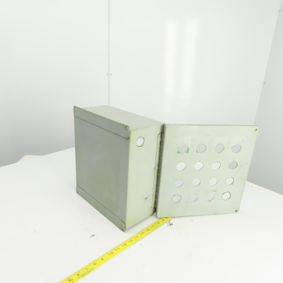 Hoffman 13-1/2" x 12-1/2" x 6" Type 12 & 13 Electrical Enclosure W/Backplate