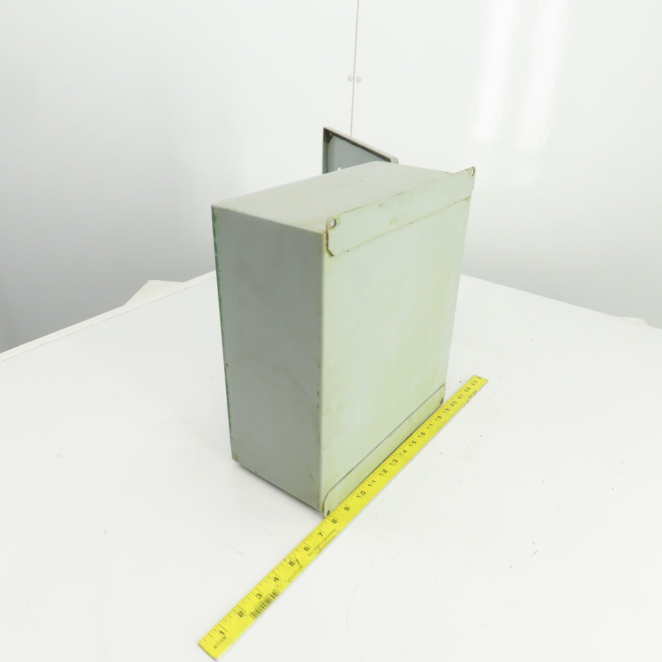 Hoffman 13-1/2" x 12-1/2" x 6" Type 12 & 13 Electrical Enclosure W/Backplate