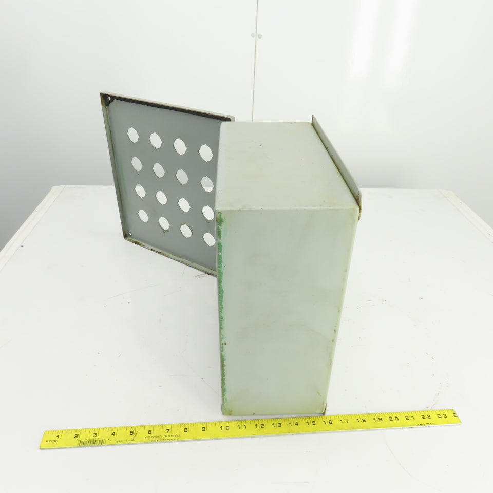 Hoffman 13-1/2" x 12-1/2" x 6" Type 12 & 13 Electrical Enclosure W/Backplate