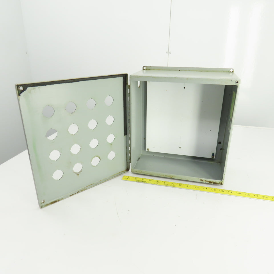 Hoffman 13-1/2" x 12-1/2" x 6" Type 12 & 13 Electrical Enclosure W/Backplate