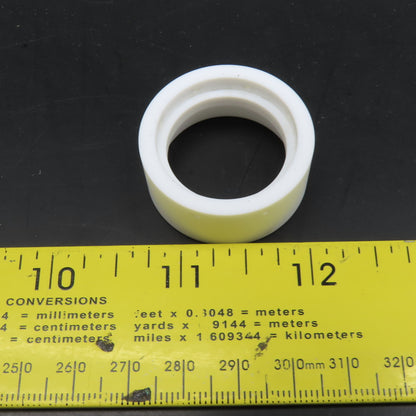 II-VI AL216 Ceramic Insulating Ring With Holes 34mm OD 15mm Thick