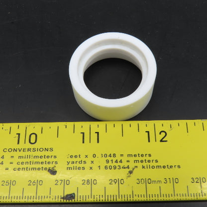 II-VI AL216 Ceramic Insulating Ring With Holes 34mm OD 15mm Thick