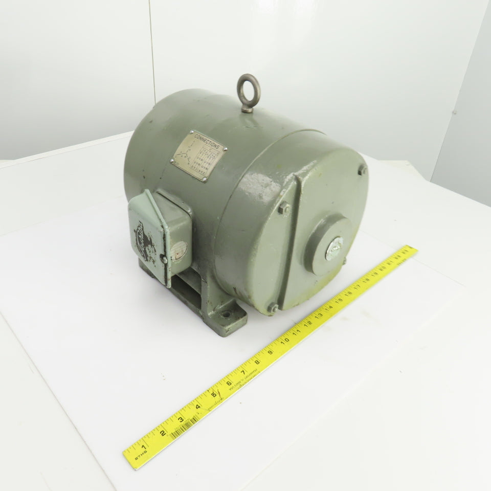 Toshiba JIS C 4201 AC Electric Motor 3.7kW 1700RPM 220/440V Frame VBKQ
