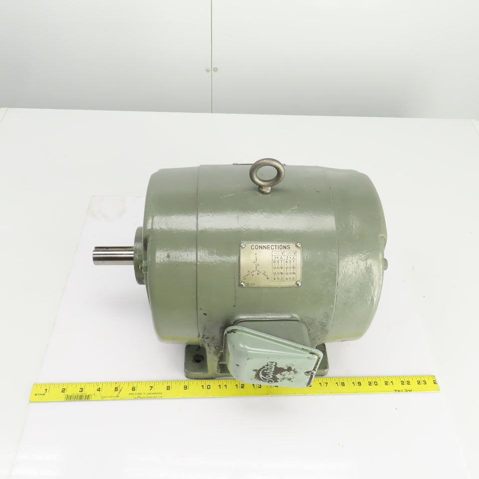 Toshiba JIS C 4201 AC Electric Motor 3.7kW 1700RPM 220/440V Frame VBKQ