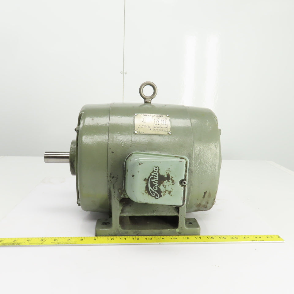 Toshiba JIS C 4201 AC Electric Motor 3.7kW 1700RPM 220/440V Frame VBKQ