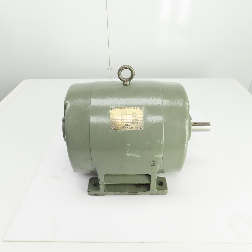 Toshiba JIS C 4201 AC Electric Motor 3.7kW 1700RPM 220/440V Frame VBKQ