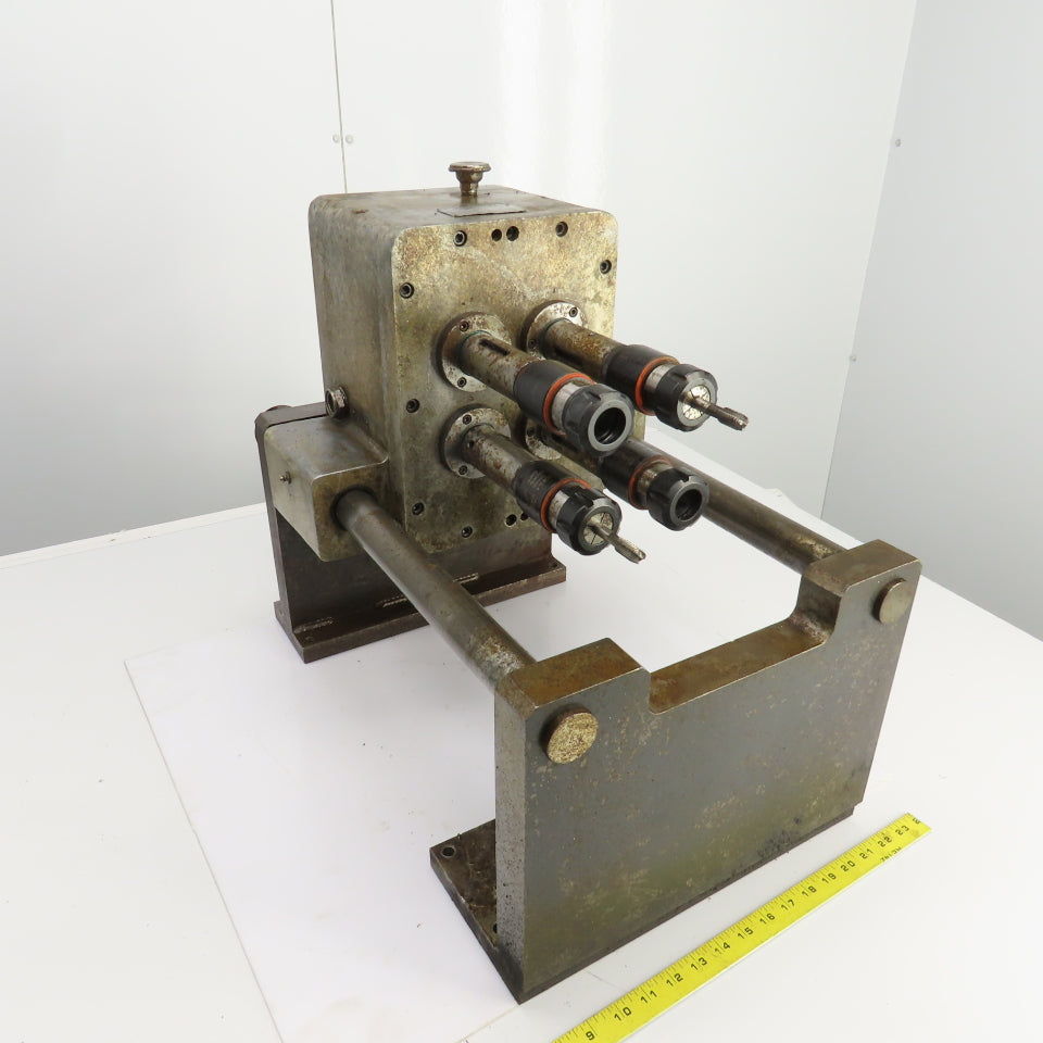Wisconsin Drill Head 4 Spindle Tapping Head W/Smith Tool 254-SA32-217 Holders