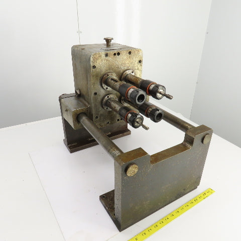 Wisconsin Drill Head 4 Spindle Tapping Head W/Smith Tool 254-SA32-217 Holders