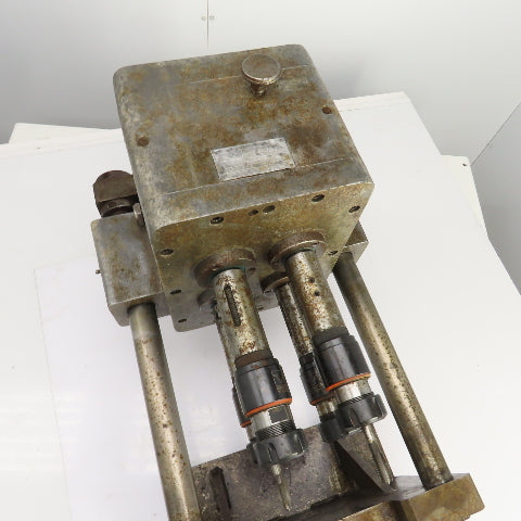 Wisconsin Drill Head 4 Spindle Tapping Head W/Smith Tool 254-SA32-217 Holders