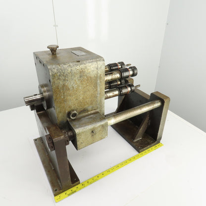Wisconsin Drill Head 4 Spindle Tapping Head W/Smith Tool 254-SA32-217 Holders