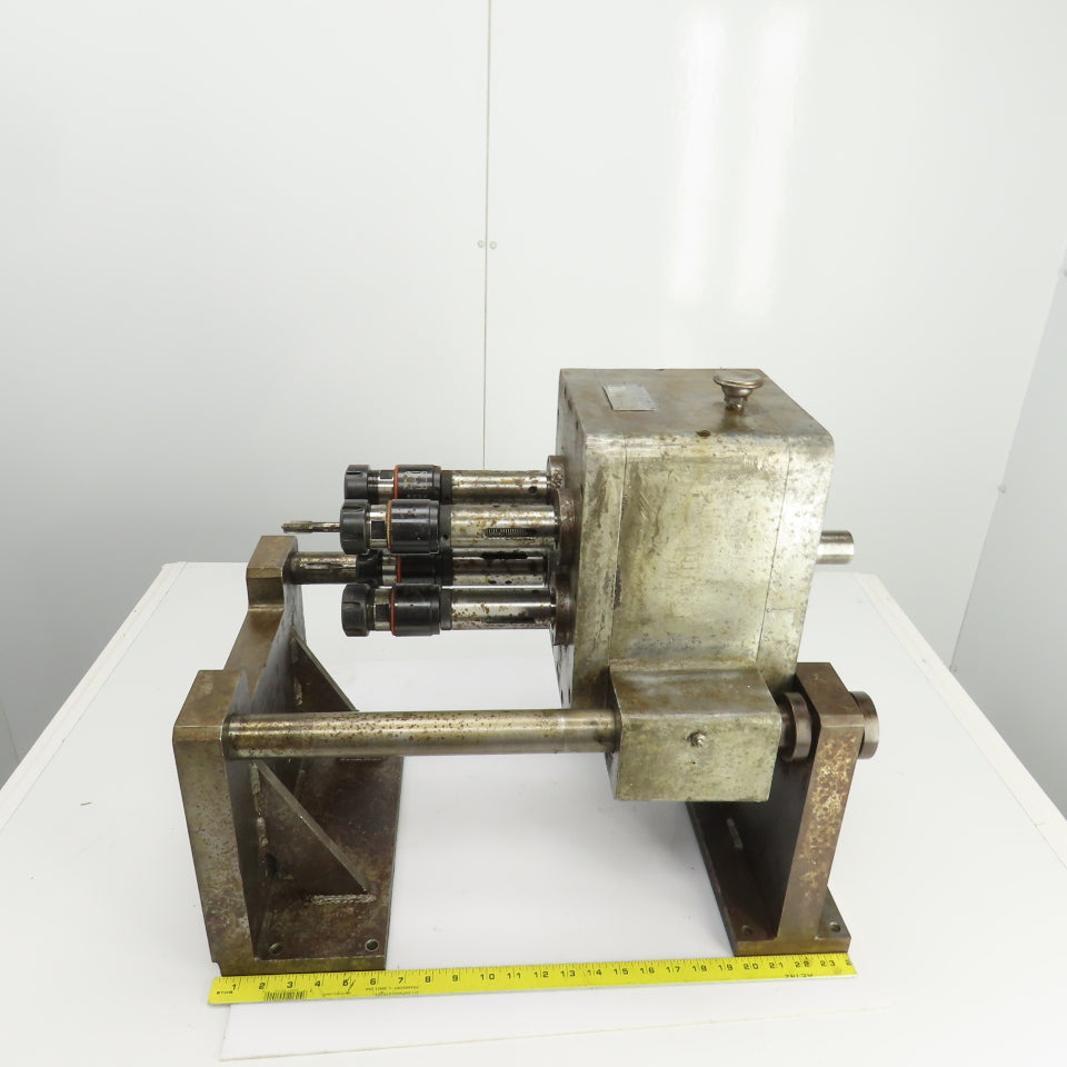 Wisconsin Drill Head 4 Spindle Tapping Head W/Smith Tool 254-SA32-217 Holders