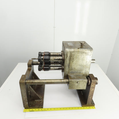 Wisconsin Drill Head 4 Spindle Tapping Head W/Smith Tool 254-SA32-217 Holders
