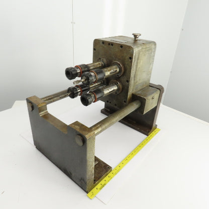 Wisconsin Drill Head 4 Spindle Tapping Head W/Smith Tool 254-SA32-217 Holders