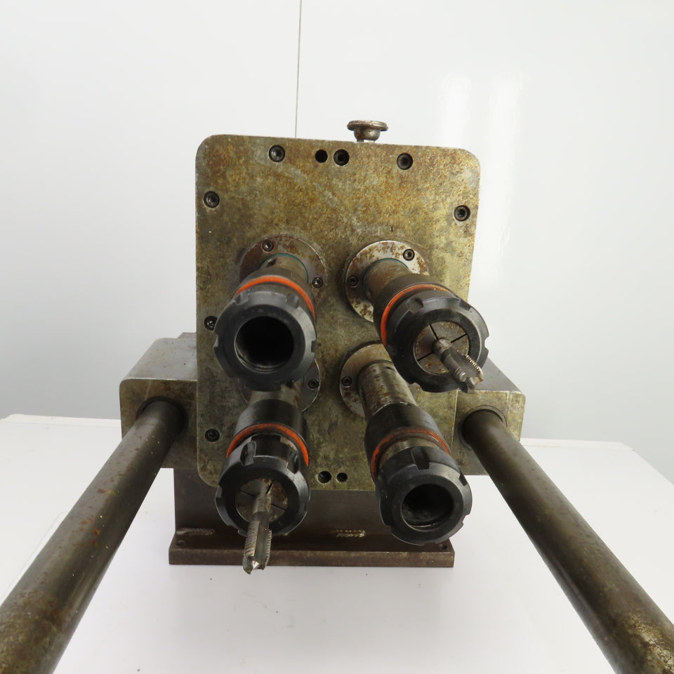 Wisconsin Drill Head 4 Spindle Tapping Head W/Smith Tool 254-SA32-217 Holders