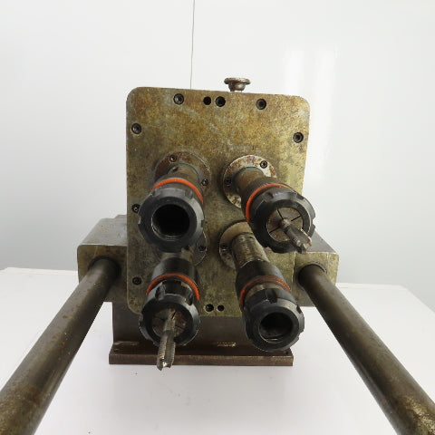 Wisconsin Drill Head 4 Spindle Tapping Head W/Smith Tool 254-SA32-217 Holders
