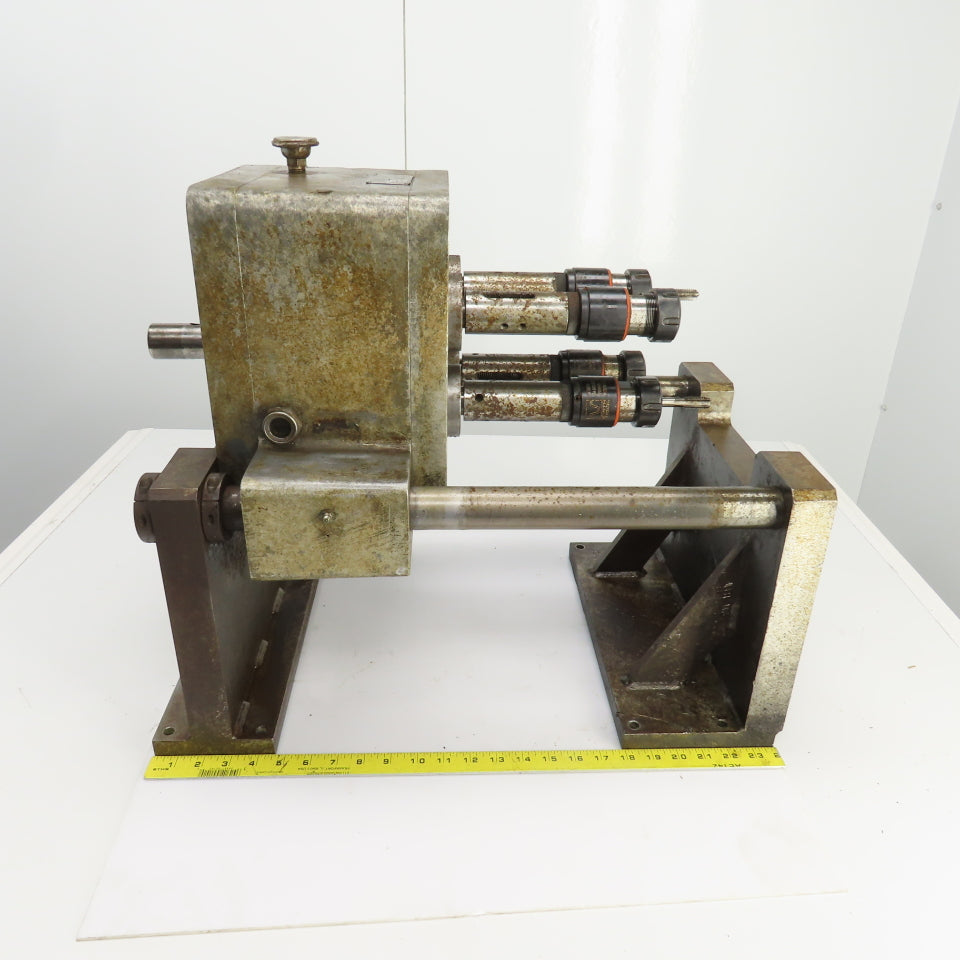 Wisconsin Drill Head 4 Spindle Tapping Head W/Smith Tool 254-SA32-217 Holders