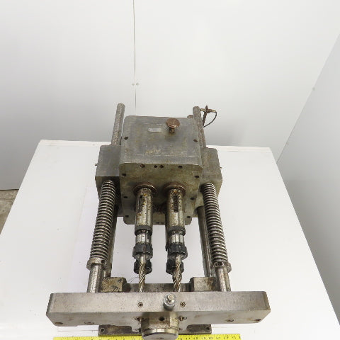 Wisconsin Drill Head 4 Spindle Drilling Head W/Smith Tool 107-222 Holders