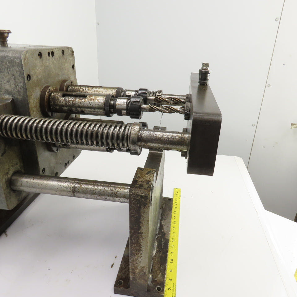 Wisconsin Drill Head 4 Spindle Drilling Head W/Smith Tool 107-222 Holders