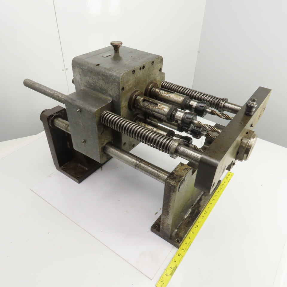 Wisconsin Drill Head 4 Spindle Drilling Head W/Smith Tool 107-222 Holders