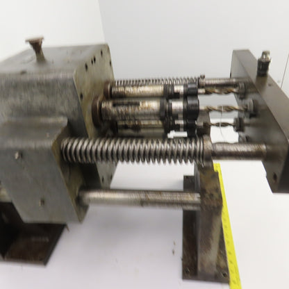 Wisconsin Drill Head 4 Spindle Drilling Head W/Smith Tool 107-222 Holders