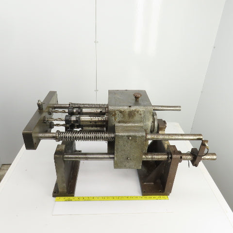 Wisconsin Drill Head 4 Spindle Drilling Head W/Smith Tool 107-222 Holders