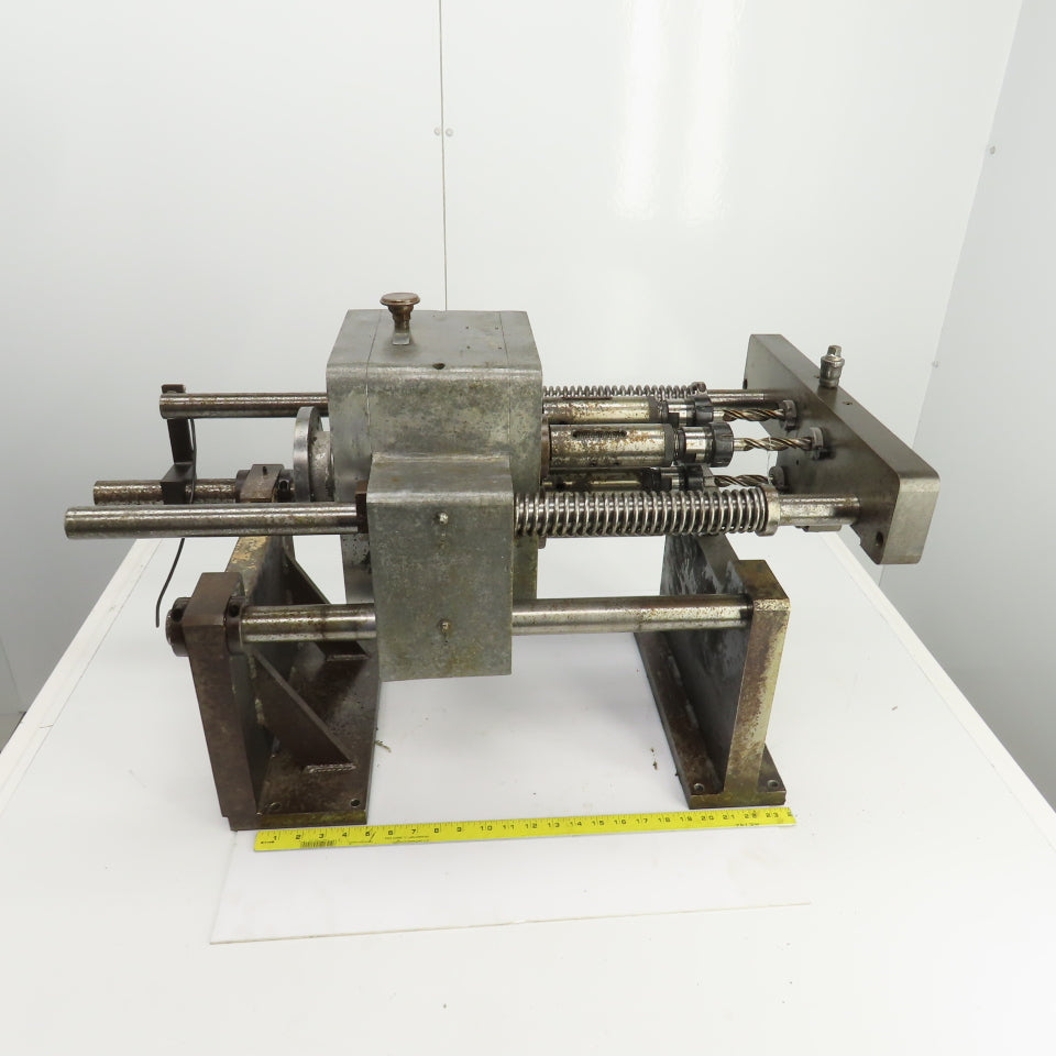 Wisconsin Drill Head 4 Spindle Drilling Head W/Smith Tool 107-222 Holders
