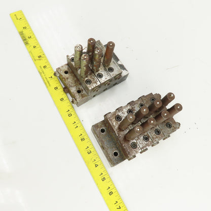 Trabon Lubriquip MSP-25S MSP-5T Lubrication Distribution Valve Manifold Lot Of 2
