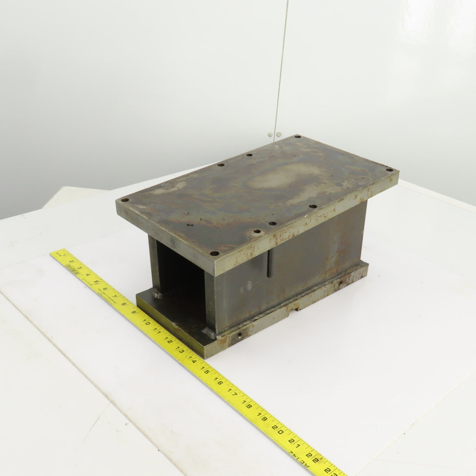 14" x 8" x 7-1/2"H Angled 5° Steel Riser Block Setup Fixture 7/8" Thick