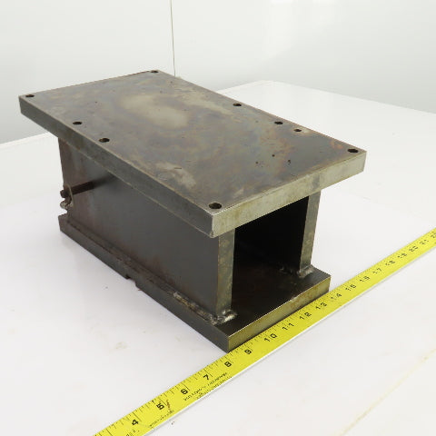 14" x 8" x 7-1/2"H Angled 5° Steel Riser Block Setup Fixture 7/8" Thick