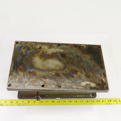 14" x 8" x 7-1/2"H Angled 5° Steel Riser Block Setup Fixture 7/8" Thick