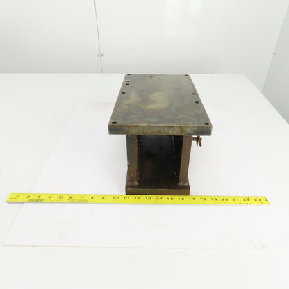 14" x 8" x 7-1/2"H Angled 5° Steel Riser Block Setup Fixture 7/8" Thick