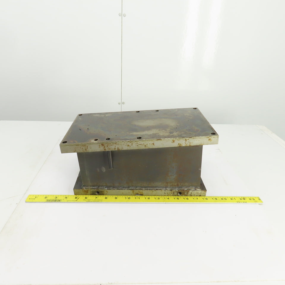 14" x 8" x 7-1/2"H Angled 5° Steel Riser Block Setup Fixture 7/8" Thick