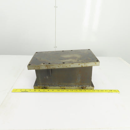 14" x 8" x 7-1/2"H Angled 5° Steel Riser Block Setup Fixture 7/8" Thick