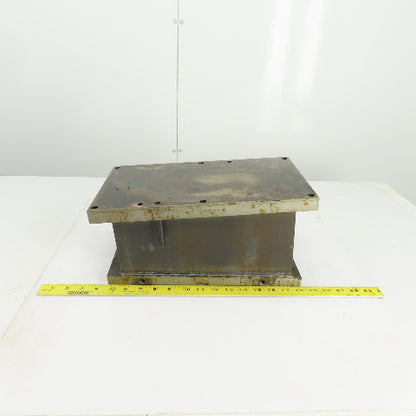 14" x 8" x 7-1/2"H Angled 5° Steel Riser Block Setup Fixture 7/8" Thick