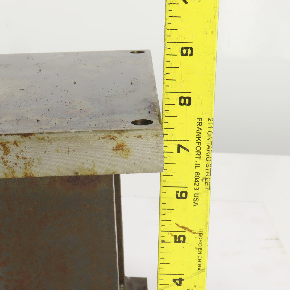 14" x 8" x 7-1/2"H Angled 5° Steel Riser Block Setup Fixture 7/8" Thick