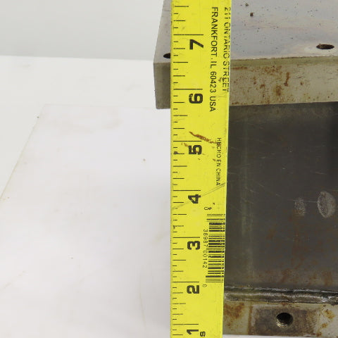 14" x 8" x 7-1/2"H Angled 5° Steel Riser Block Setup Fixture 7/8" Thick