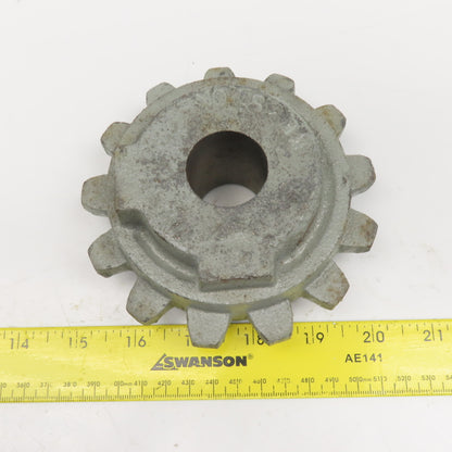 Keystone 13HD 5" Cast Iron Conveyor Belt Sprocket 13 Tooth 1-3/16" Unkeyed  Bore