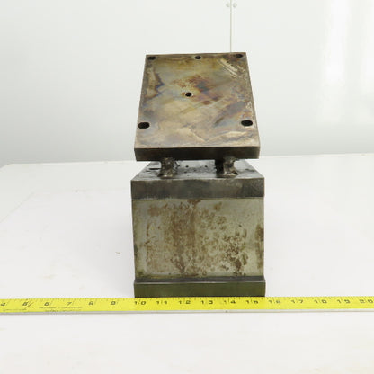 8" x 6" x 10-7/8" H Angled 33° Steel Riser Block Setup Fixture 7/8" Thick