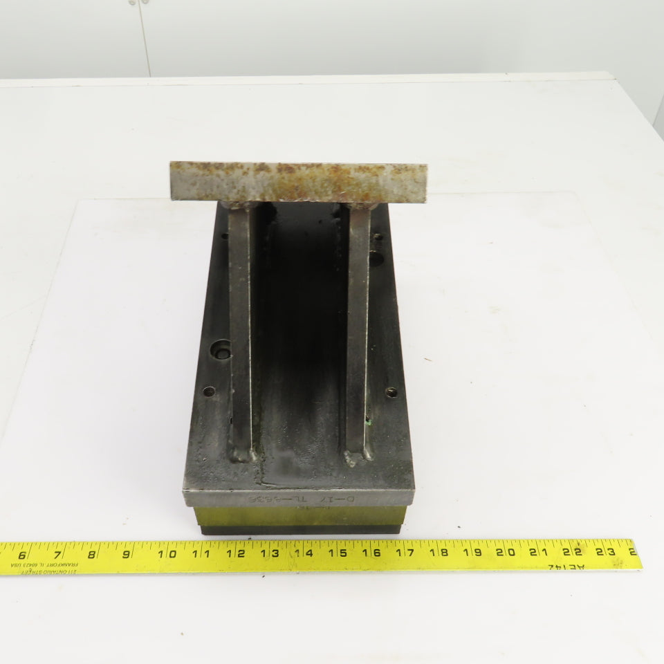 8" x 6" x 10-7/8" H Angled 33° Steel Riser Block Setup Fixture 7/8" Thick