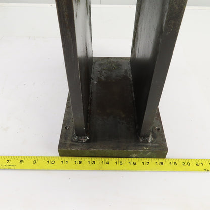 12" x 8" x 15" H  Steel Riser Machinist Block Setup Support Fixture 1-1/8" Thick