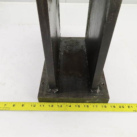 12" x 8" x 15" H  Steel Riser Machinist Block Setup Support Fixture 1-1/8" Thick