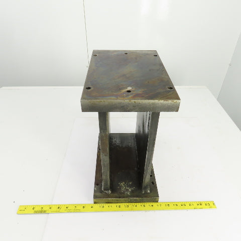 12" x 8" x 15" H  Steel Riser Machinist Block Setup Support Fixture 1-1/8" Thick