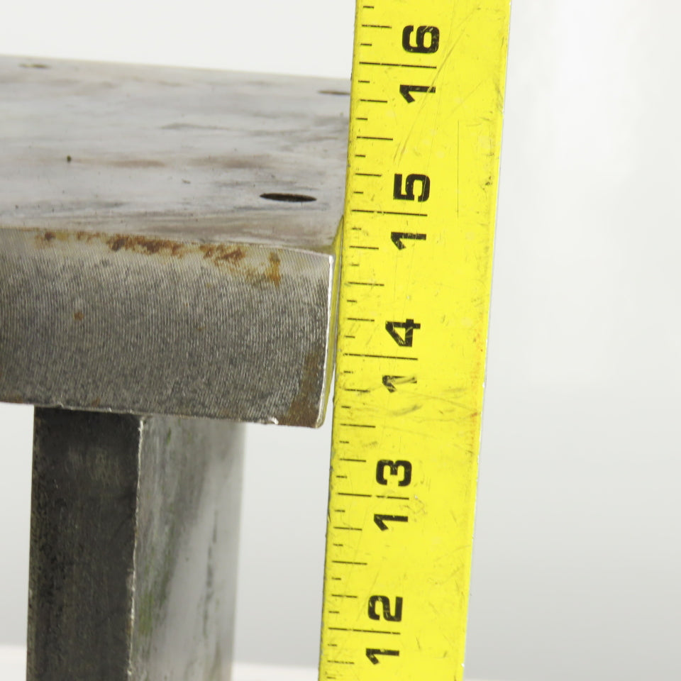 12" x 8" x 15" H  Steel Riser Machinist Block Setup Support Fixture 1-1/8" Thick